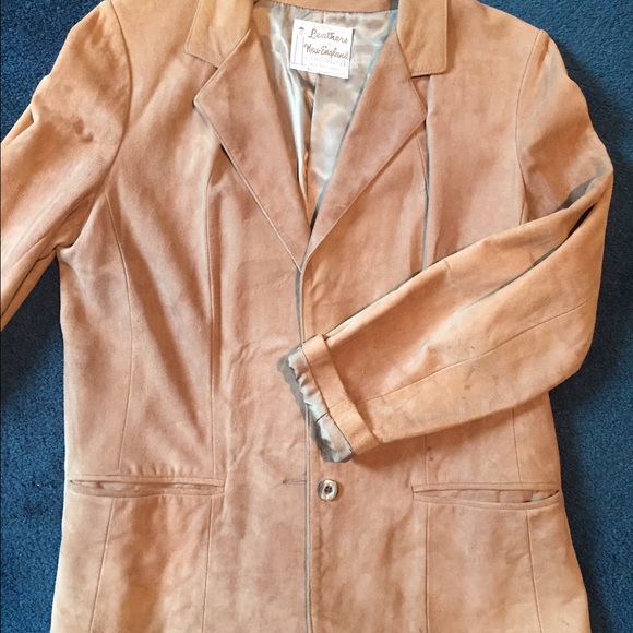 Soft brushed leather jacket! Stylish ! - Picture 1 of 4