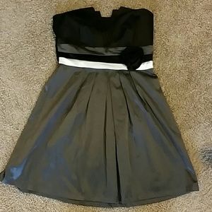 Satin party dress