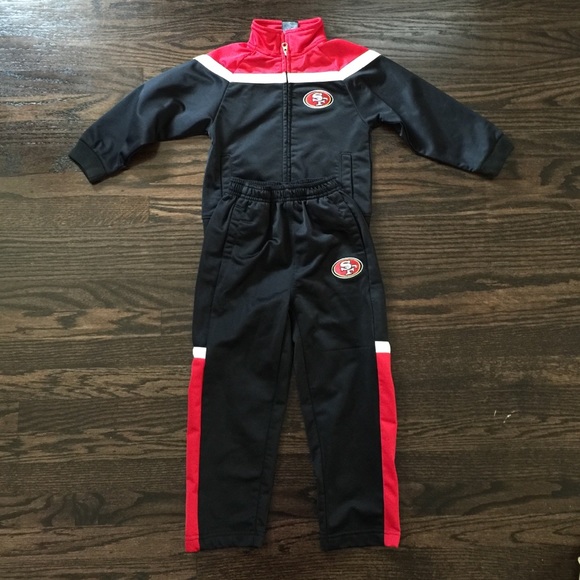 Toddler 4T SF 49ers track set