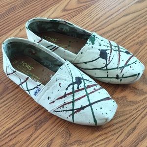 Printed Classic Canvas Toms Shoes