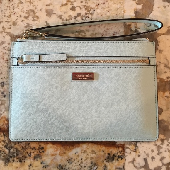 Brand New Kate Spade Baby Blue Wristlet