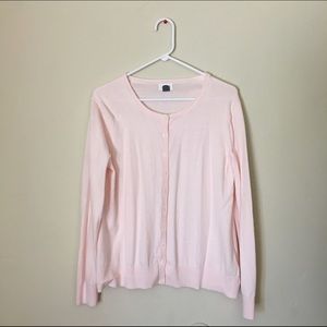 Light pink soft cardigan XL