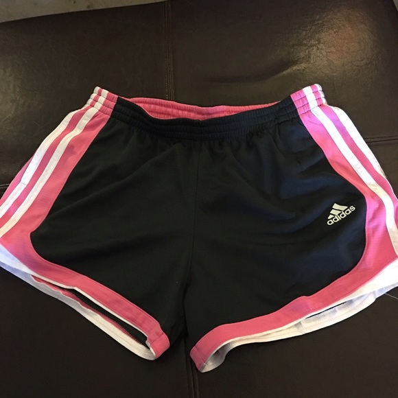 Adidas girls running shorts