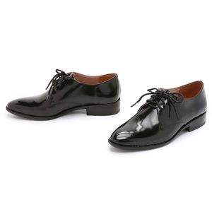 Madewell Preston Shiny Oxfords