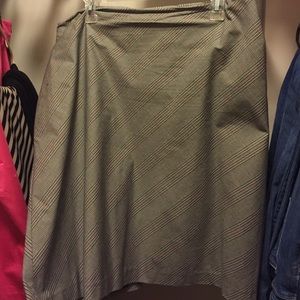 Pink/Black Plaid Dress Skirt