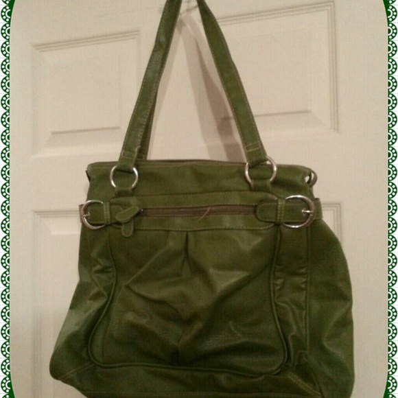 Large Green Shoulder Bag