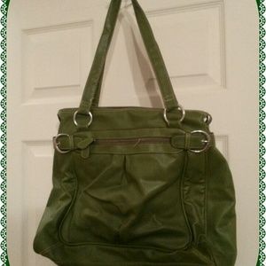 Large Green Shoulder Bag