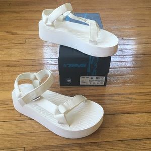 White Platform Tevas