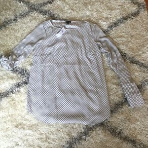 NWT Ann Taylor link print blouse