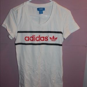 Adidas White Tee