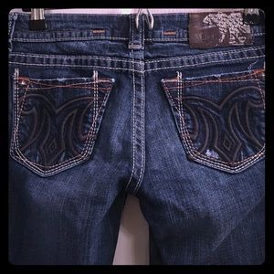 MEK jeans size 26 inseam 32 Miss Me bootcut