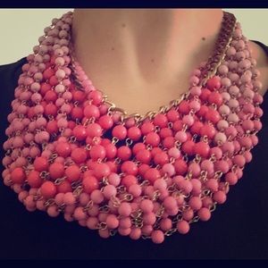 Modcloth retro inspired pink necklace