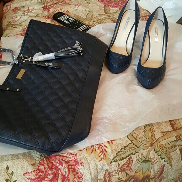 BCBGeneration Handbags - BCBG QUILTED HANDBAG / PURSE (SHOES NOT INCLUDED )