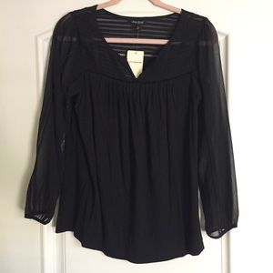 Lucky Brand // black blouse