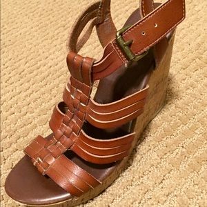 Brown Wedge Sandal