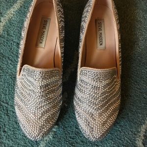 Steve Madden rhinestone Conncord flats size 7