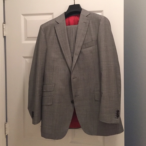 Suit supply.  Light grey sienna 42R