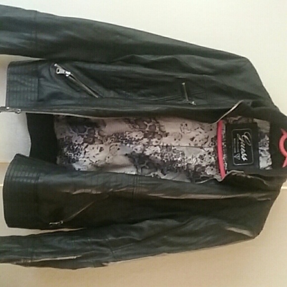 Guess Leather Jacket - image 1