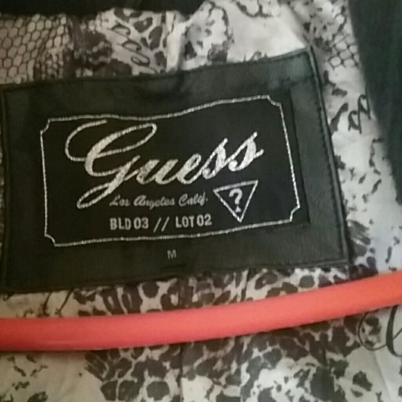 Guess Leather Jacket - image 2