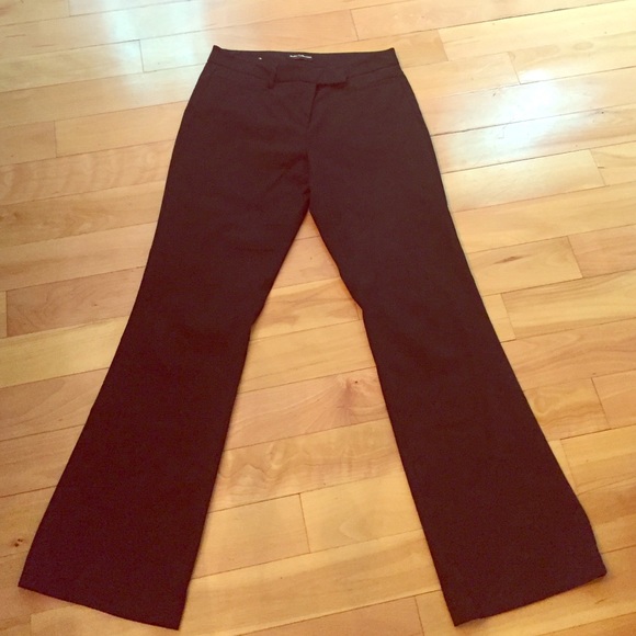 Black Modern Fit Dalia Pants