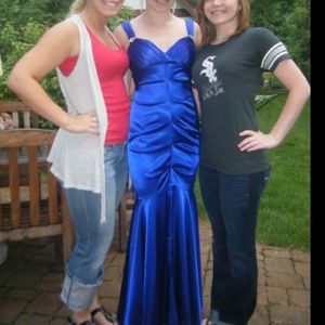 Royal Blue Mermaid Prom Dress