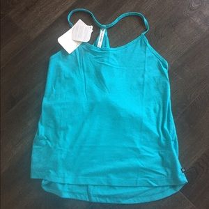 Fabletics tank top. Aqua color. Size medium.