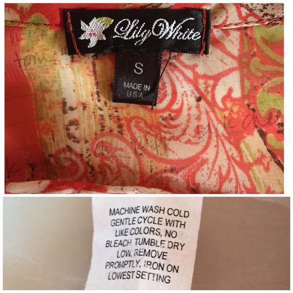 Boho chic Lily White top. Small. - Picture 3 of 4