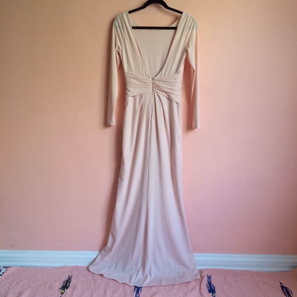 White by Vera Wang Long Sleeve Grecian Dress - Picture 3 of 4