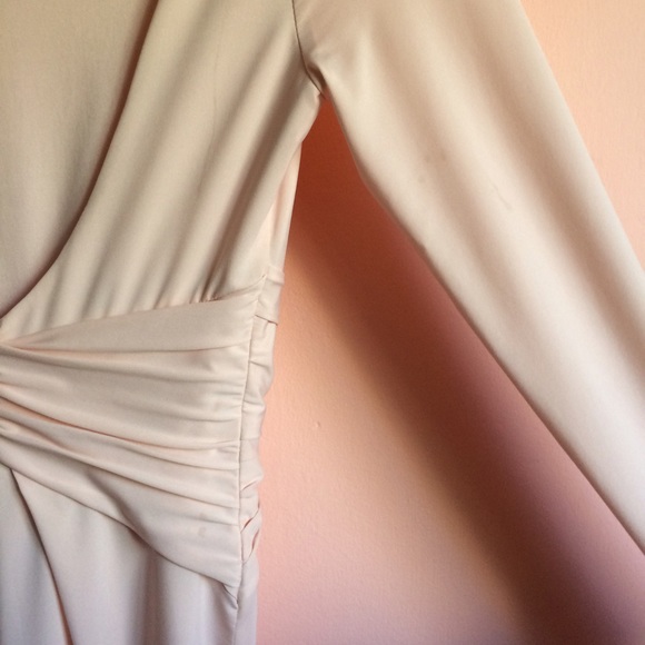 White by Vera Wang Long Sleeve Grecian Dress - Picture 4 of 4