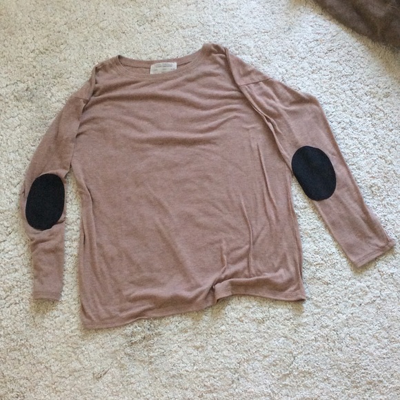Beige light pullover sweater