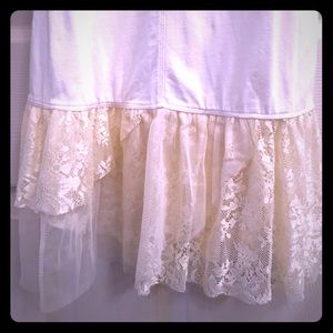 Free People dress with lace bottom- summer! Small