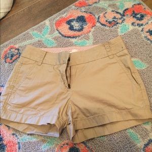 J crew kaki shorts 00