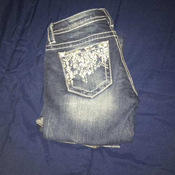 Miss me dark wash boot cut denim jeans