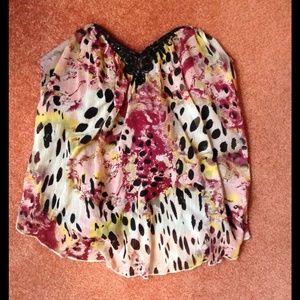 Sweetheart neckline top