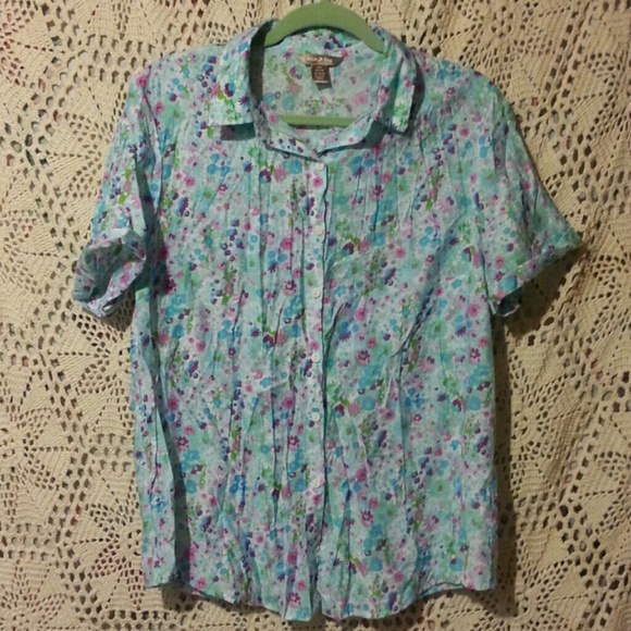 Floral Button Down