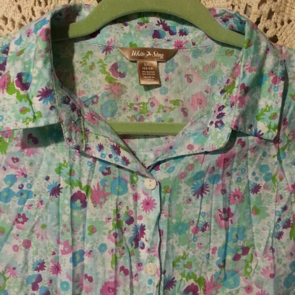 Floral Button Down - Picture 3 of 3