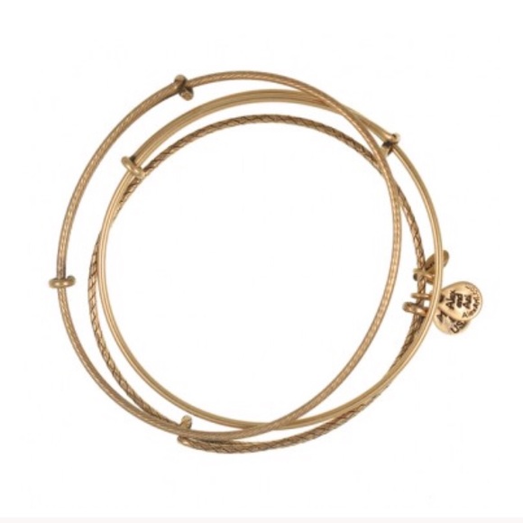 SOLD Authentic Alex and Ani gold bracelets
