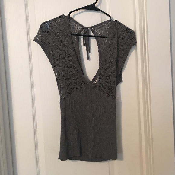 Gray shirt