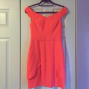 Coral dress