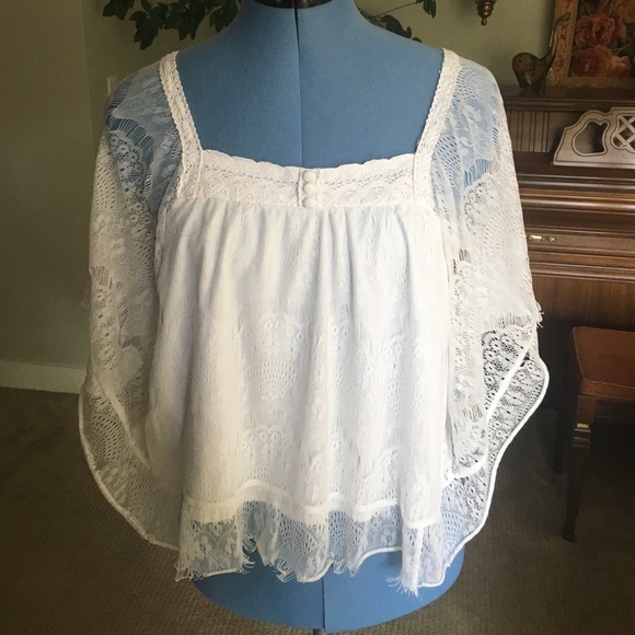 Flowy lace top
