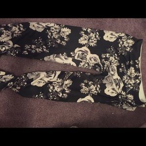 Floral leggings