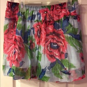 floral skirt
