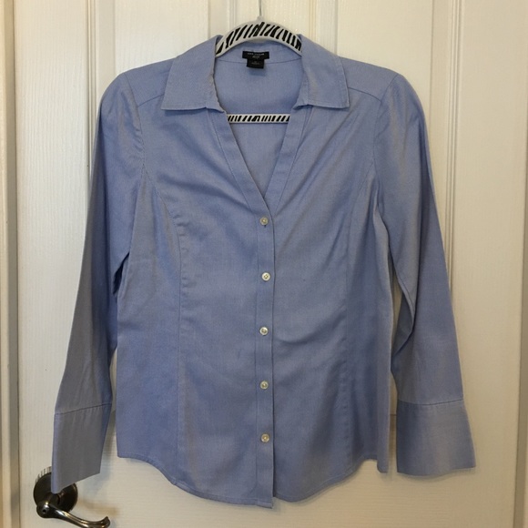 Blue Ann Taylor Dress Shirt