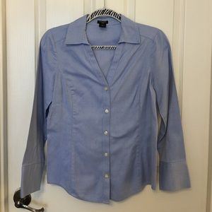 Blue Ann Taylor Dress Shirt