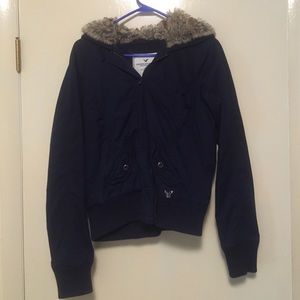 American Eagle faux fur jacket