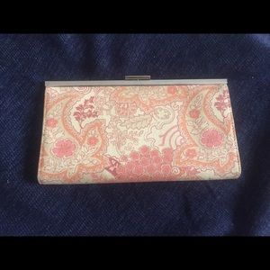 Paisley clutch from Banana Republic