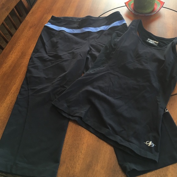 NordicTrack Capris and tank top-EUC!