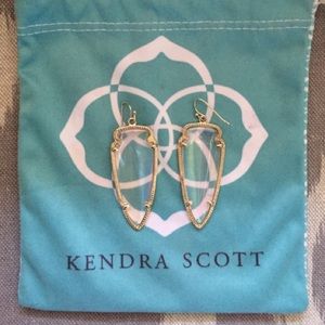 Kendra Scott Skylar Earrings in Clear/Iridescent