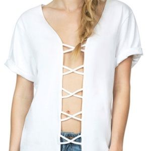 Emma and Sam oversized open front shirt!