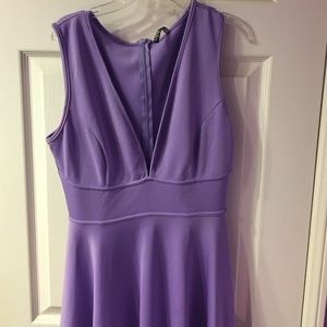 purple dress
